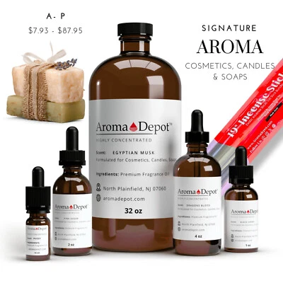 Fragrance oils for Soap Candles Making Bath Diffuser Burners Incense Scented Oil - Image 1 of 4