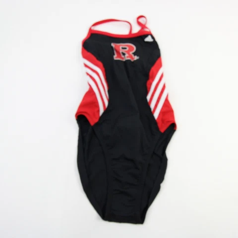 Rutgers Scarlet Knights adidas Swim Suit Women's Black/Red New Cover