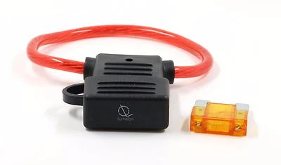 10 AWG калибра MAXI лезвие предохранитель держатель линейный провод 12-24V вольт + 40A предохранитель - Изображение 1 из 4