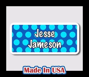 42 Custom Personalized Waterproof Name Labels Stickers Kids School Shoe Book Hat - Picture 1 of 9