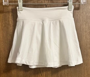 J Crew Crewcuts Skort Girls 5 White Active Summer Tennis Camp Gym Skirt Mini - Picture 1 of 6