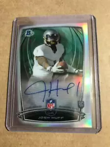2014 Bowman Chrome Rookie Autographs Refractors #93 Josh Huff Auto - Picture 1 of 2