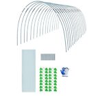 Greenhouse Hoops,Plant Support Stakes, Rust-Free Grow Tunnel Frame For Garden