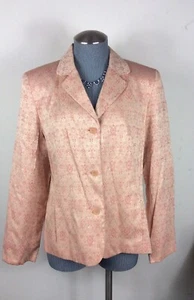Norton McNaughton Blazer Women's Size 12 Multi Color 3 Button Jacket - Picture 1 of 6
