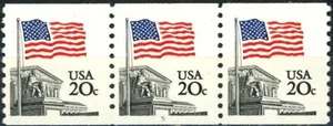 Flag Over Supreme Court PNC3 Plate 5 Scott's 1895 Wide Block Tagging MNH - Picture 1 of 2