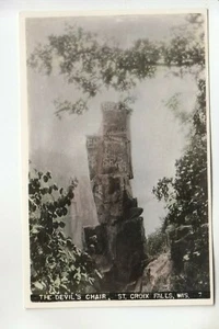 Echt Foto AK Der Teufelsstuhl St Croix Falls WI 7 - Bild 1 von 1