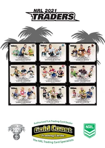 2021 NRL TRADERS RETIREMENTS TRADING CARD - Lawrence, Cooper, Thompson, Guerra, - Picture 1 of 17