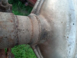 AUSPUFF FILTER AUSPUFF SCHALLDÄMPFER MERCEDES C 250 TD SW W 202 VORNE - Bild 1 von 6