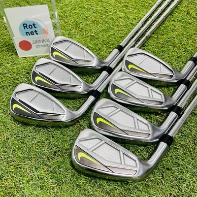 LH Nike Vapor Speed Iron Set 5-9PwAw 7Pics Stiff Flex Left Forged Golf Clubs - Image 1 of 4