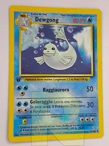 Dewgong ® Set Base 25/102 ® Non Comune ® Pokemon ® 1ª EDIZIONE Italiano Good+ - Picture 1 of 2