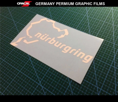 RACE TRACK nurburgring Sticker Germany BMW AMG AUDI Vinyl die-cut Decal  #011 - Изображение 1 из 2