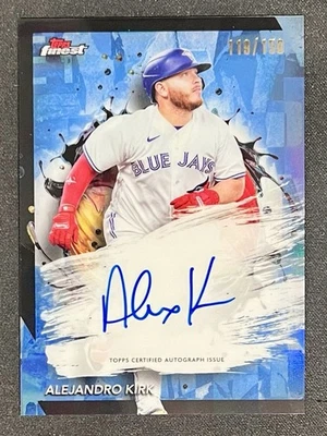 Alejandro Kirk On-Card Auto /150 Blue SP 2024 Topps Finest Autograph #FA-AK - Image 1 of 3