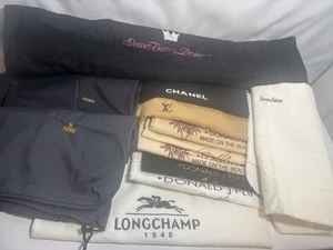 12 Staubbeutel für Geldbörsen Fendi YSL Chanel mehr - Bild 1 von 1