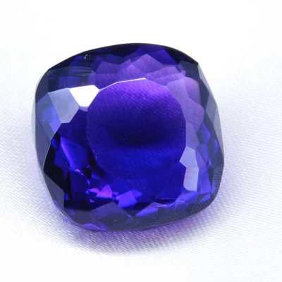 Impresionante piedra preciosa cojín 46,90 quilates natural violeta azul amatista sin tratar Foto 1 de 4