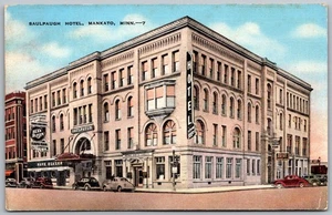 Vintage Postcard Saulpaugh Hotel Mankato Minnesota - Picture 1 of 2