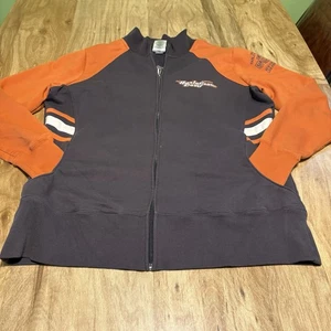 Harley Davidson Nashua NH Live Free Or Die Full Zip Sweater Mens Size XL Spot - Picture 1 of 10