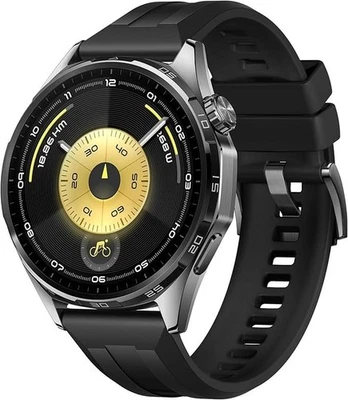 Huawei WATCH GT6 46mm (Atum-B19F),Black Fluoroelastomer Strap - Bild 1 von 4