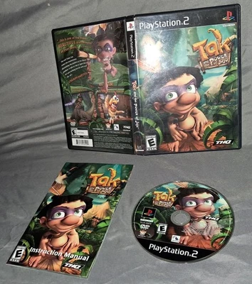 Tak and the Power of JuJu Playstation 2/PS2 Complete Black Label Manual/Book OOP - Image 1 of 3