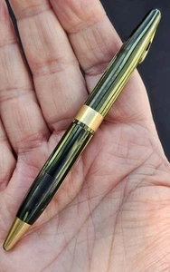 Sheaffer Tuckaway Sovereign II? Clip Mechanical Pencil 400 Green striated Gold - Bild 1 von 9