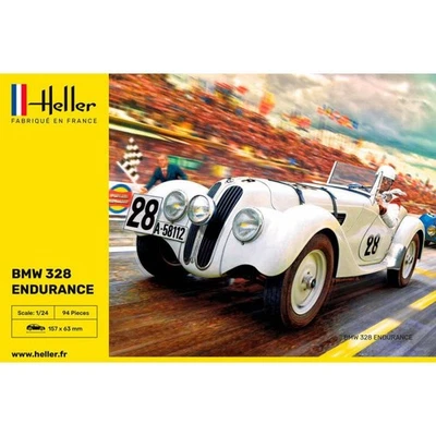 Modellino Macchina BMW 328 Endurance HELLER 80782 1/24ème Modellino Char Promo - Immagine 1 di 4