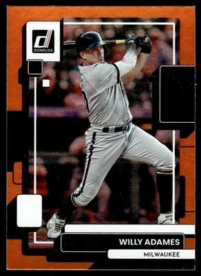 2022 Donruss Holo Orange SP #139 Willy Adames - Image 1 of 2