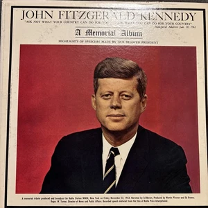 JFK John Fitzgerald Kennedy A Memorial Album LP Vinyl Record - Picture 1 of 2