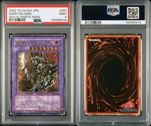 YUGIOH 2002 DARK PALADIN 303-051 PSA 9 ULTIMATE RARE - Picture 1 of 6