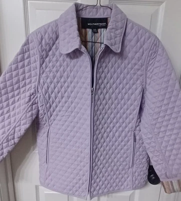NWOT Weatherproof Garment Co Women's Size M/M Quilted Jacket Lavender - Image 1 of 4
