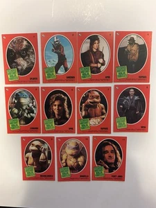 1989 Topps Teenage Mutant Ninja Turtle Sticker Set 11x Stickers - Picture 1 of 4