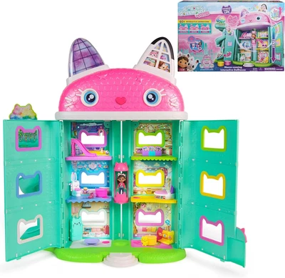 Gabby'S Dollhouse: the Movie, Meow-Mazing Interactive Dollhouse, 7 Rooms, LCD...