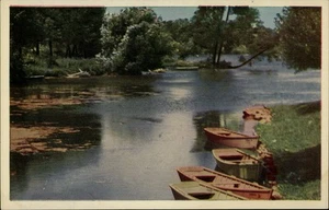 Wisconsin WI Ephraim Door County Colorful Waters Postcard - Picture 1 of 2