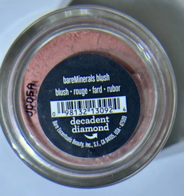 bareMinerals Loose Minerals Blush  .02oz  .57g   DECADENT DIAMOND  Sealed - Image 1 of 3