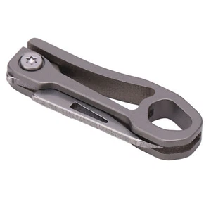 Multifunctional Titanium Alloy Mini Keychain Knife Folding Portable EDC - Picture 1 of 12