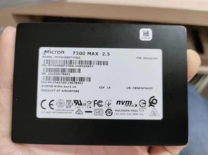 SSD Micron 7300 Max 6,4 TB PCIe 3,0 NVMe 2,5"" U.2 MTFDHBE6T4TDG 100 % salud - Imagen 1 de 2