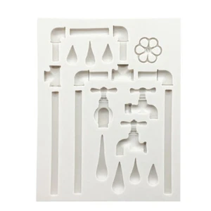 1pz Stampo Silicone Decorazione Torta Cioccolato Stile Industriale Utensili Cucina - Foto 1 di 18