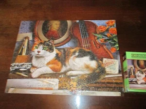 MasterPieces CAT-OLOGY Gerschwin - 1000 Piece Jigsaw Puzzle Geoffrey Tristram - Picture 1 of 9
