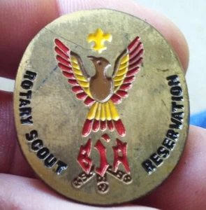 Pin insignia reserva Rotary Scout BSA Twin Rivers Council Nueva York - Imagen 1 de 4