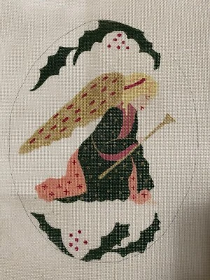 Christmas Angel Hand-painted Needlepoint Canvas Williams & Assoc.  - Image 1 of 4