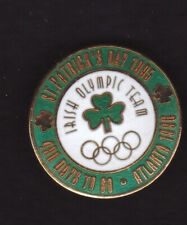 ATLANTA 1996 OLYMPIC GAMES PIN. NOC IRELAND ST PATRICK'S DAY 1995 490 DAYS TO GO