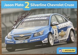 Genuine Personally Obtained Signed Jason Plato Promo Card