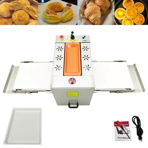 110V Commercial Mini Dough Roller Sheeter Folding Electric Pastry Machine 1-24mm - Picture 1 of 24