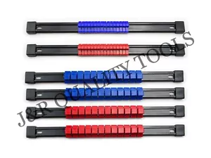 6 Industrial Abs Mountable Socket Rail Rack Holder Organizer (86pc) 1/4 3/8 1/2 - Picture 1 of 1