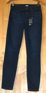 PAIGE Skinny Dark Wash Telluride Hoxton Ankle Jeans Size 23 Women's 28.5" Inseam - Picture 1 of 7