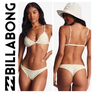 BNWT BILLABONG AINT SHE SWEET TRI TOP & SKIMPY TANGA BOTTOMS (MEDIUM/10) - Bild 1 von 4