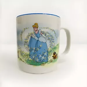 Vintage Disneyland/ World Cinderella Mug, Fairy Godmother, Mice, Pumpkin, Coach - Picture 1 of 5