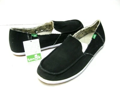 Sapatos femininos SANUK OVERBOARD PRETO EUA 10/Reino Unido 8/UE 41 - Imagem 1 de 4