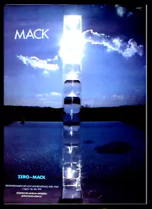 HEINZ MACK Poster Mönchengladbach HAND-SIGNIERT 84x60cm, 1991, ZERO, Zertifikat - Bild 1 von 5