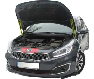 Kit de instalación de puntal de capó x2 amortiguador de elevación de gas para Kia Ceed II 2012-2018 - Imagen 1 de 3