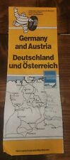 Vintage Michelin Map Germany and Austria Year Unknown