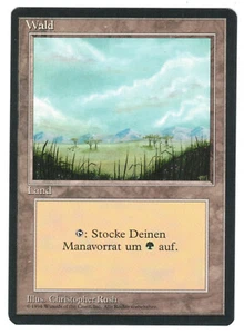 ►Magic-Style◄ MTG - Wald (Forest/Plains) - German Revised FBB MISPRINT - NM - Picture 1 of 1